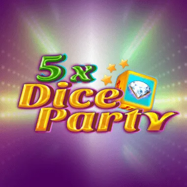 5x Dice Party game tile